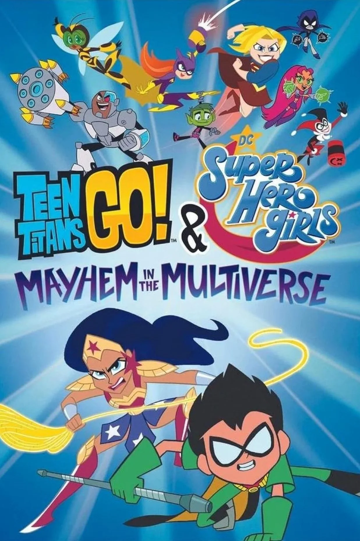 تی Teen Titans Go! و دختران ابرقهرمان DC: هرج و مرج در چندجهانی