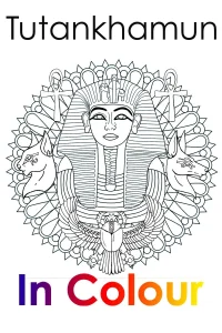 توت عنخ آمون به رنگ