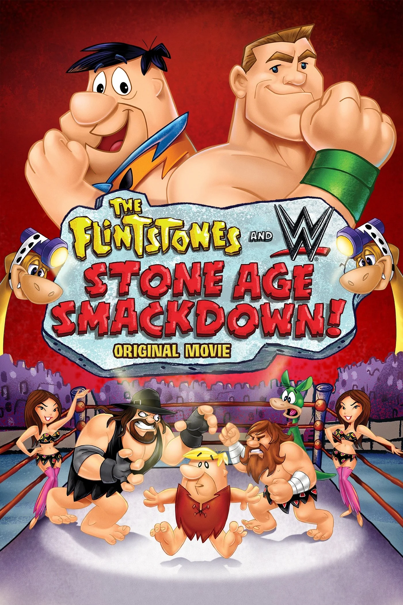 فلینتستون‌ها و WWE: اسمک‌داون عصر سنگی!