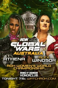 AEW ROH جلوبال وارز أستراليا