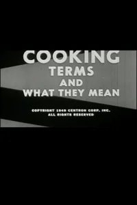 Cooking: Terms and What They Mean