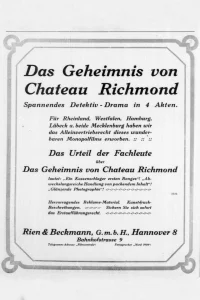 Das Geheimnis von Chateau Richmond