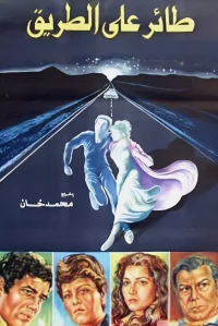 پرنده ای در جاده