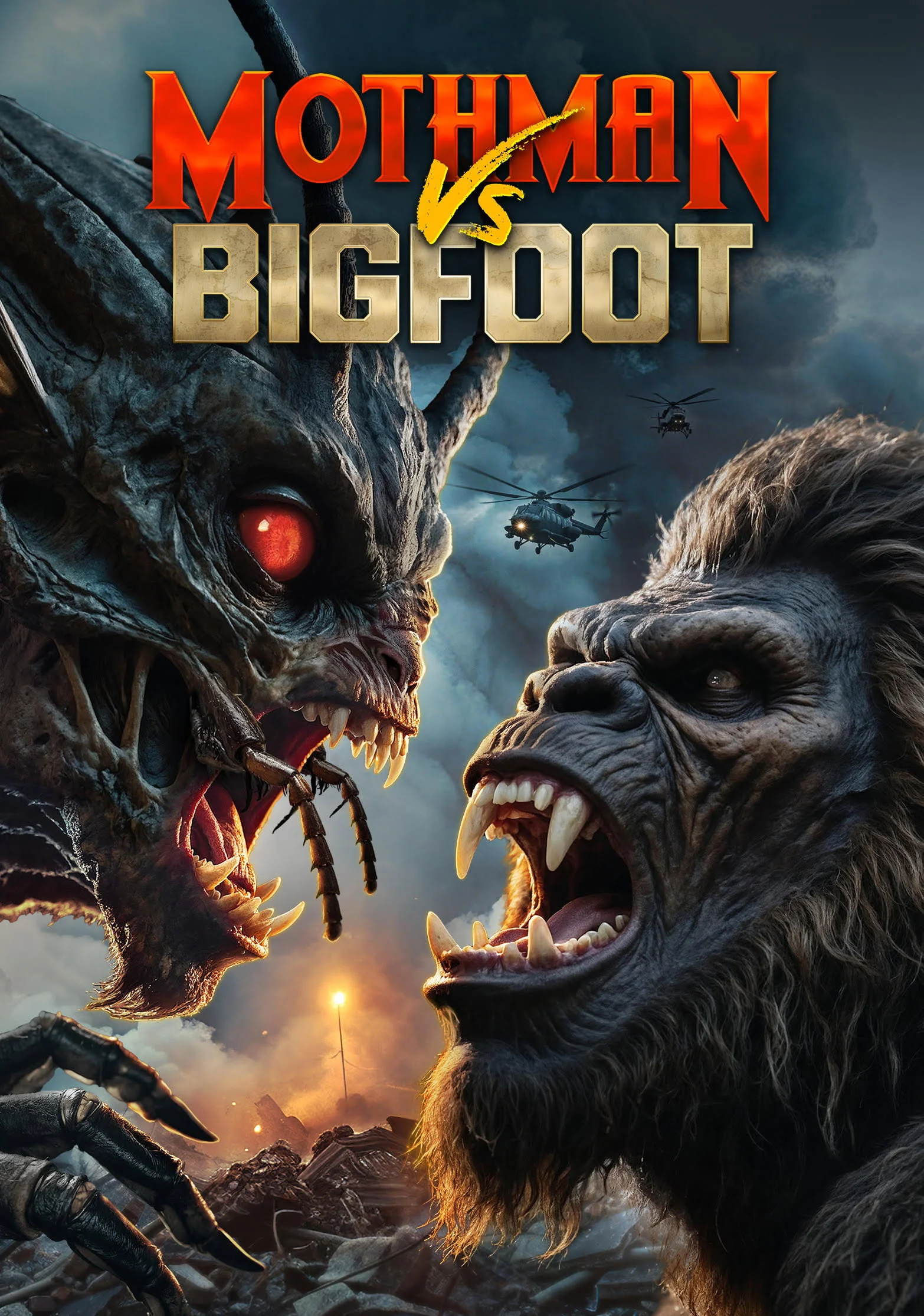 Mothman Vs Bigfoot