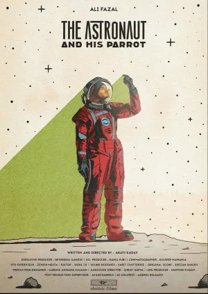ر astronaut و طوطی اش