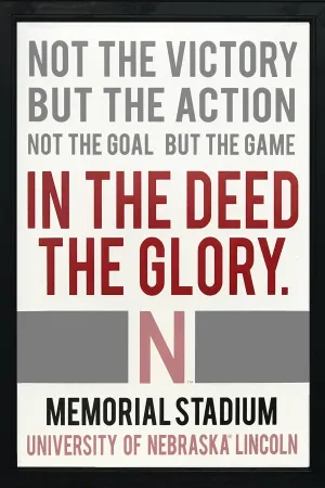 In the Deed the Glory: Memorial Stadium
