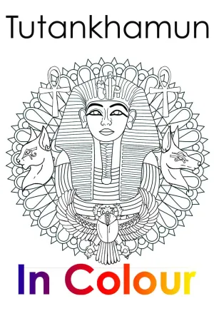 توت عنخ آمون به رنگ