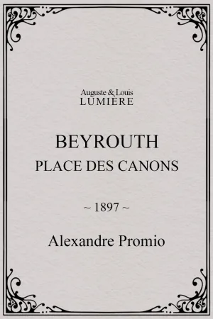 Beyrouth, place des canons