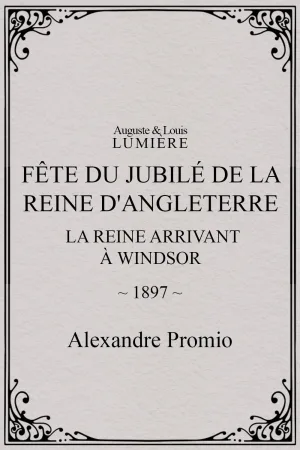 Fête du jubilé de la reine d'Angleterre : la reine arrivant à Windsor