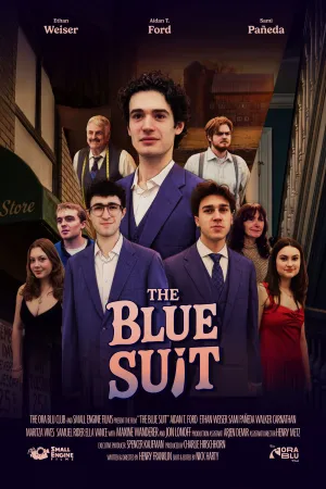 س suit آبی - Poster