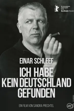 Einar Schleef - No Germany Did I Find - Poster