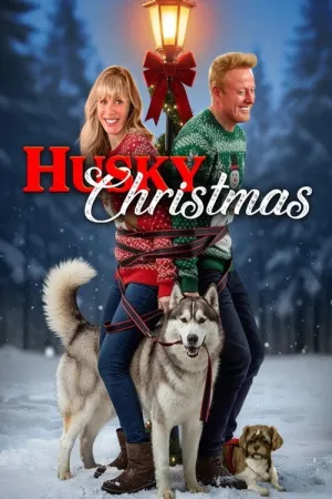 Husky Christmas - Poster