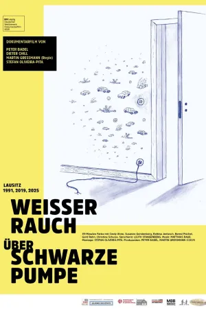 Weißer Rauch über Schwarze Pumpe - Poster